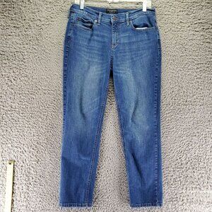 Banana Republic Jeans Womens 28/6 Blue Girlfriend Jeans Stretch Denim